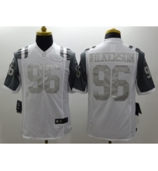 Nike new york jets 96 Muhammad Wilkerson White Game Platinum NFL Jersey Nike new york jets 96 Muhammad Wilkerson White Game Platinum NFL Jersey