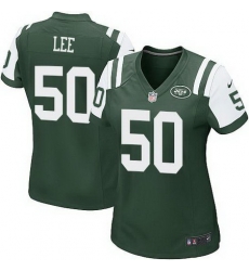 Nike Jets #50 Darron Lee Green Team Color Womens Stitched NFL Elite Jersey Nike Jets #50 Darron Lee Green Team Color Womens Stitched NFL Elite Jersey