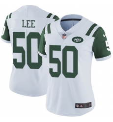 Nike Jets #50 Darron Lee White Womens Stitched NFL Vapor Untouchable Limited Jersey Nike Jets #50 Darron Lee White Womens Stitched NFL Vapor Untouchable Limited Jersey