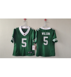 Women New York Jets 5 Garrett Wilson Green 2024 F U S E Vapor Stitched Football Jersey Women New York Jets 5 Garrett Wilson Green 2024 F U S E Vapor Stitched Football Jersey