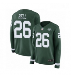 Womens New York Jets 26 Le Veon Bell Limited Green Therma Long Sleeve Football Jersey Womens New York Jets 26 Le Veon Bell Limited Green Therma Long Sleeve Football Jersey