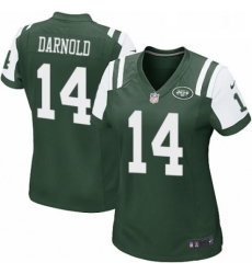 Womens Nike New York Jets 14 Sam Darnold Game Green Team Color NFL Jersey Womens Nike New York Jets 14 Sam Darnold Game Green Team Color NFL Jersey