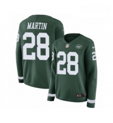 Womens Nike New York Jets 28 Curtis Martin Limited Green Therma Long Sleeve NFL Jersey Womens Nike New York Jets 28 Curtis Martin Limited Green Therma Long Sleeve NFL Jersey
