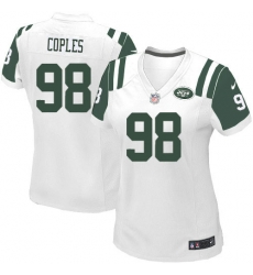 Women's Nike New York Jets #98 Quinton Coples Game White NFL Jersey Women's Nike New York Jets #98 Quinton Coples Game White NFL Jersey