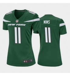 women denzel mims new york jets green game jersey women denzel mims new york jets green game jersey