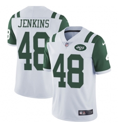 Nike Jets #48 Jordan Jenkins White Youth Stitched NFL Vapor Untouchable Limited Jersey Nike Jets #48 Jordan Jenkins White Youth Stitched NFL Vapor Untouchable Limited Jersey