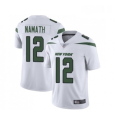 Youth New York Jets 12 Joe Namath White Vapor Untouchable Limited Player Football Jersey Youth New York Jets 12 Joe Namath White Vapor Untouchable Limited Player Football Jersey