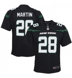 Youth New York Jets 28 Curtis Martin Nike Retired Player Game Jersey Black Youth New York Jets 28 Curtis Martin Nike Retired Player Game Jersey Black