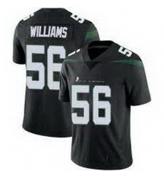 Youth New York Jets Quincy Williams #56 Black Vapor Limited Stitched Football Jersey Youth New York Jets Quincy Williams #56 Black Vapor Limited Stitched Football Jersey