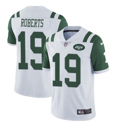 Youth Nike Jets 19 Andre Roberts White Stitched NFL Vapor Untouchable Limited Jersey Youth Nike Jets 19 Andre Roberts White Stitched NFL Vapor Untouchable Limited Jersey