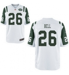 Youth Nike Jets 26 Le'Veon Bell White Game Stitched NFL Jersey Youth Nike Jets 26 Le'Veon Bell White Game Stitched NFL Jersey