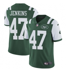 Youth Nike Jets #47 Jordan Jenkins Green Team Color Stitched NFL Vapor Untouchable Limited Jersey Youth Nike Jets #47 Jordan Jenkins Green Team Color Stitched NFL Vapor Untouchable Limited Jersey