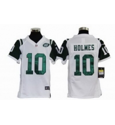 Youth Nike New York Jets 10# Santonio Holmes White Nike NFL Jerseys Youth Nike New York Jets 10# Santonio Holmes White Nike NFL Jerseys