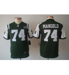 Youth Nike New York Jets #74 Nick Mangold Green Limited Jerseys Youth Nike New York Jets #74 Nick Mangold Green Limited Jerseys