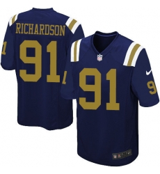 Youth Nike New York Jets #91 Sheldon Richardson Limited Navy Blue Alternate NFL Youth Nike New York Jets #91 Sheldon Richardson Limited Navy Blue Alternate NFL