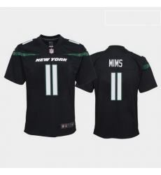 youth denzel mims new york jets black game jersey youth denzel mims new york jets black game jersey