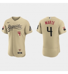 Arizona Diamondbacks 4 Ketel Marte Men Nike 2021 City Connect Authentic MLB Jersey Gold Arizona Diamondbacks 4 Ketel Marte Men Nike 2021 City Connect Authentic MLB Jersey Gold