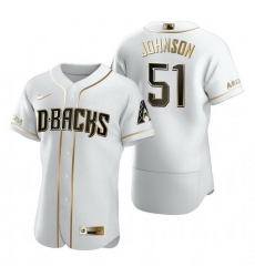 Arizona Diamondbacks 51 Randy Johnson White Nike Mens Authentic Golden Edition MLB Jersey Arizona Diamondbacks 51 Randy Johnson White Nike Mens Authentic Golden Edition MLB Jersey