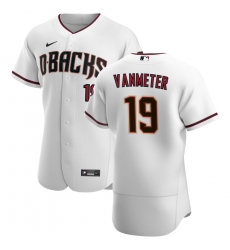 Men Arizona Diamondbacks 19 Josh VanMeter Men Nike White Crimson Flex Base Home Team MLB Jersey Men Arizona Diamondbacks 19 Josh VanMeter Men Nike White Crimson Flex Base Home Team MLB Jersey