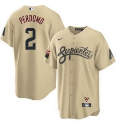 Men Arizona Diamondbacks 2 Geraldo Perdomo 2021 Gold City Connect Cool Base Stitched Jersey Men Arizona Diamondbacks 2 Geraldo Perdomo 2021 Gold City Connect Cool Base Stitched Jersey