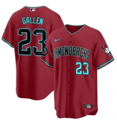 Men Arizona Diamondbacks 23 Zac Gallen 2023 24 Red Cool Base Stitched Baseball Jersey Men Arizona Diamondbacks 23 Zac Gallen 2023 24 Red Cool Base Stitched Baseball Jersey