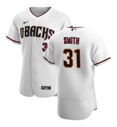 Men Arizona Diamondbacks 31 Caleb Smith Men Nike White Crimson Flex Base Home Team MLB Jersey Men Arizona Diamondbacks 31 Caleb Smith Men Nike White Crimson Flex Base Home Team MLB Jersey