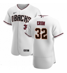 Men Arizona Diamondbacks 32 Kevin Cron Men Nike White Crimson Flex Base Home Team MLB Jersey Men Arizona Diamondbacks 32 Kevin Cron Men Nike White Crimson Flex Base Home Team MLB Jersey