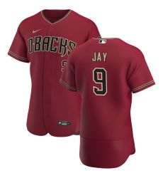 Men Arizona Diamondbacks 9 Jon Jay Men Nike Crimson Flex Base Alternate Team MLB Jersey Men Arizona Diamondbacks 9 Jon Jay Men Nike Crimson Flex Base Alternate Team MLB Jersey