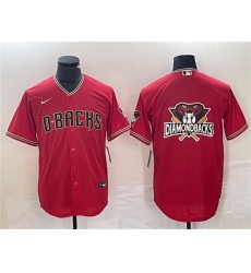 Men Arizona Diamondbacks Red Team Big Logo Cool Base Stitched Baseball Jersey Men Arizona Diamondbacks Red Team Big Logo Cool Base Stitched Baseball Jersey
