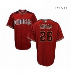 Mens Arizona Diamondbacks 26 Yasmany Tomas Replica Red Brick Alternate Cool Base Baseball Jersey Mens Arizona Diamondbacks 26 Yasmany Tomas Replica Red Brick Alternate Cool Base Baseball Jersey