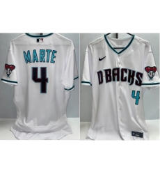 Mens Arizona Diamondbacks 4 Ketel Marte White Teal Alternate Authentic Collection Flex Base Baseball Jersey Mens Arizona Diamondbacks 4 Ketel Marte White Teal Alternate Authentic Collection Flex Base Baseball Jersey