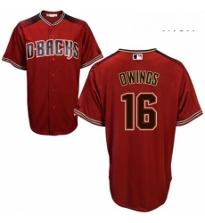 Mens Majestic Arizona Diamondbacks 16 Chris Owings Authentic Red Alternate Cool Base MLB Jersey Mens Majestic Arizona Diamondbacks 16 Chris Owings Authentic Red Alternate Cool Base MLB Jersey