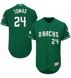 Mens Majestic Arizona Diamondbacks 24 Yasmany Tomas Green Celtic Flexbase Authentic Collection MLB Jersey Mens Majestic Arizona Diamondbacks 24 Yasmany Tomas Green Celtic Flexbase Authentic Collection MLB Jersey