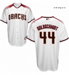 Mens Majestic Arizona Diamondbacks 44 Paul Goldschmidt Replica White Home Cool Base MLB Jersey Mens Majestic Arizona Diamondbacks 44 Paul Goldschmidt Replica White Home Cool Base MLB Jersey