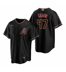 Mens Nike Arizona Diamondbacks 47 Andrew Chafin Black Alternate Stitched Baseball Jersey Mens Nike Arizona Diamondbacks 47 Andrew Chafin Black Alternate Stitched Baseball Jersey