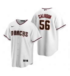 Mens Nike Arizona Diamondbacks 56 Kole Calhoun White Home Stitched Baseball Jersey Mens Nike Arizona Diamondbacks 56 Kole Calhoun White Home Stitched Baseball Jersey