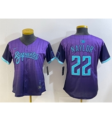 Women Arizona Diamondbacks 22 Josh Naylor Purple 2025 City Connect Limited Stitched Baseball Jersey Women Arizona Diamondbacks 22 Josh Naylor Purple 2025 City Connect Limited Stitched Baseball Jersey