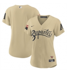 Women Arizona Diamondbacks Blank 2021 Gold City Connect Stitched Baseball Jersey Run Small Women Arizona Diamondbacks Blank 2021 Gold City Connect Stitched Baseball Jersey Run Small