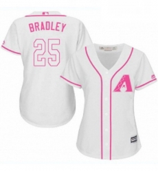 Womens Majestic Arizona Diamondbacks 25 Archie Bradley Replica White Fashion MLB Jersey Womens Majestic Arizona Diamondbacks 25 Archie Bradley Replica White Fashion MLB Jersey