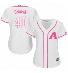 Womens Majestic Arizona Diamondbacks 40 Andrew Chafin Authentic White Fashion MLB Jersey Womens Majestic Arizona Diamondbacks 40 Andrew Chafin Authentic White Fashion MLB Jersey