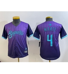 Youth Arizona Diamondbacks 4 Ketel Marte Purple 2025 City Connect Limited Stitched Youth Arizona Diamondbacks 4 Ketel Marte Purple 2025 City Connect Limited Stitched