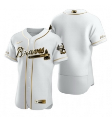 Atlanta Braves Blank White Nike Mens Authentic Golden Edition MLB Jersey Atlanta Braves Blank White Nike Mens Authentic Golden Edition MLB Jersey