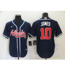 Men Atlanta Braves 10 Chipper Jones Navy Cool Base MLB Jersey Men Atlanta Braves 10 Chipper Jones Navy Cool Base MLB Jersey