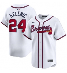 Men Atlanta Braves 24 Jarred Kelenic White 2024 Home Limited Stitched Baseball Jersey Men Atlanta Braves 24 Jarred Kelenic White 2024 Home Limited Stitched Baseball Jersey