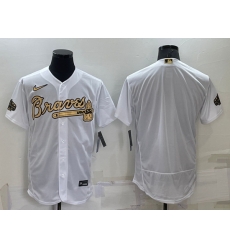 Men Atlanta Braves Blank 2022 All Star White Flex Base Stitched Baseball Jersey Men Atlanta Braves Blank 2022 All Star White Flex Base Stitched Baseball Jersey