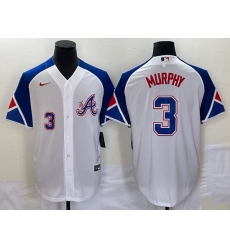 Men's Atlanta Braves #3 Dale Murphy Number White 2023 City Connect Cool Base Stitched Jersey1 Men's Atlanta Braves #3 Dale Murphy Number White 2023 City Connect Cool Base Stitched Jersey1