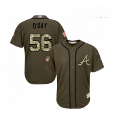 Mens Atlanta Braves 56 Darren O Day Authentic Green Salute to Service Baseball Jersey Mens Atlanta Braves 56 Darren O Day Authentic Green Salute to Service Baseball Jersey