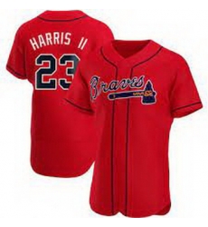 Men's Atlanta Braves Michael Harris II Authentic Red Alternate Jersey Men's Atlanta Braves Michael Harris II Authentic Red Alternate Jersey