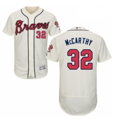 Mens Majestic Atlanta Braves 32 Brandon McCarthy Cream Alternate Flex Base Authentic Collection MLB Jersey Mens Majestic Atlanta Braves 32 Brandon McCarthy Cream Alternate Flex Base Authentic Collection MLB Jersey