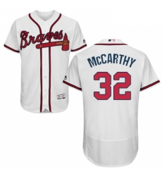Mens Majestic Atlanta Braves 32 Brandon McCarthy White Home Flex Base Authentic Collection MLB Jersey Mens Majestic Atlanta Braves 32 Brandon McCarthy White Home Flex Base Authentic Collection MLB Jersey
